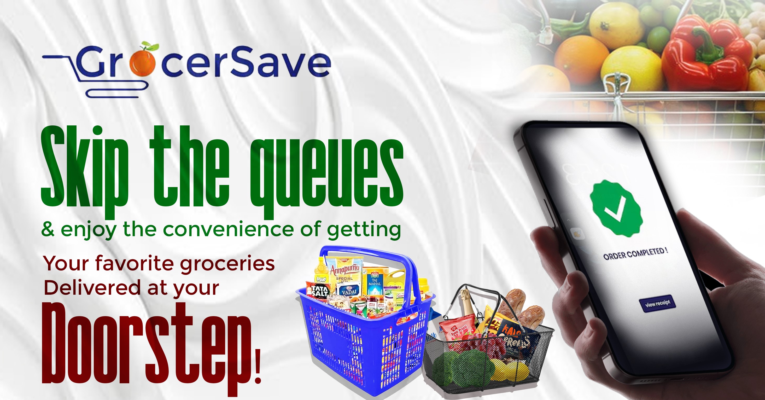 Groceries Banner
